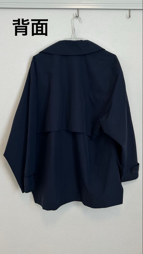 【新品未使用】 LACOSTE ショートトレンチコート レディースXL相当