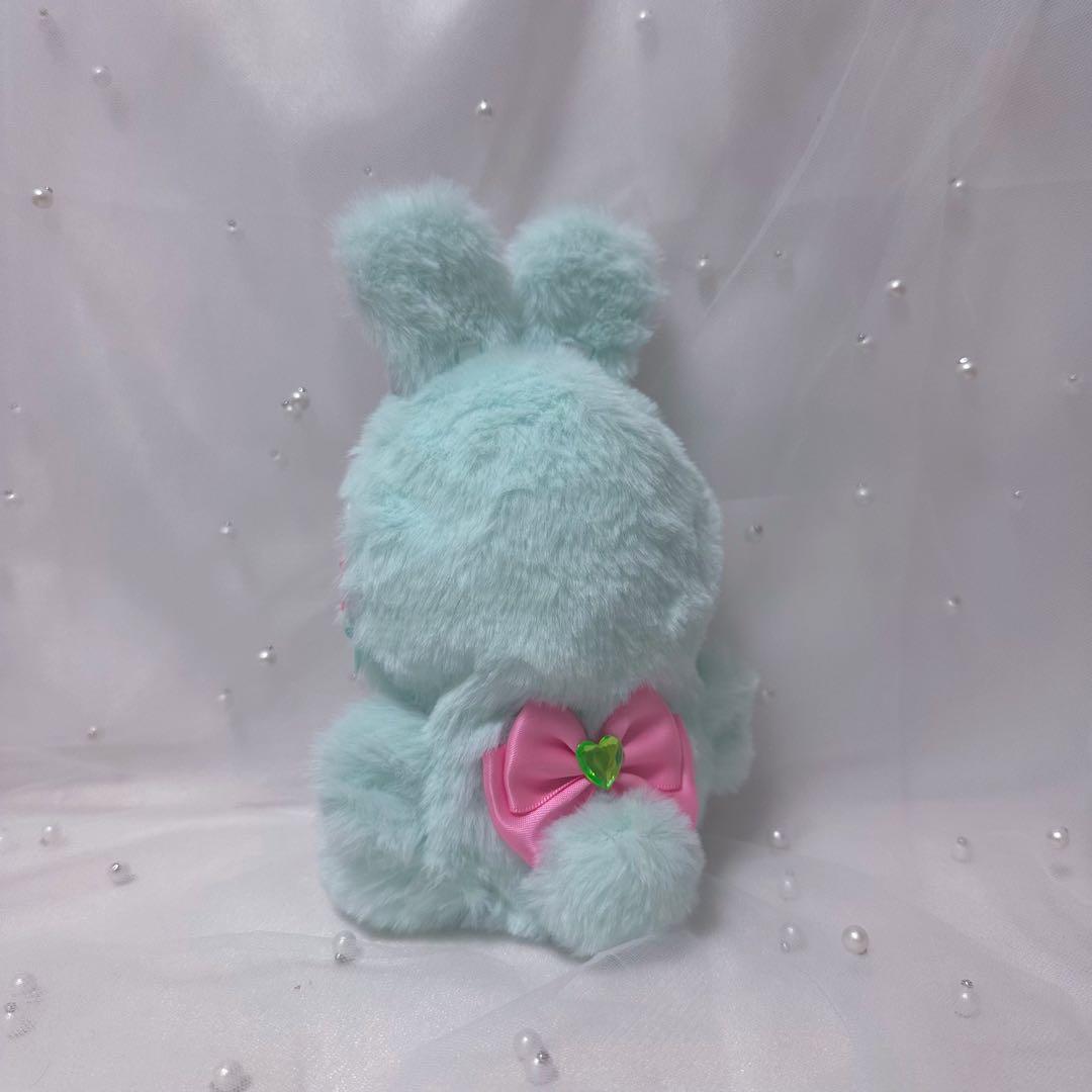 ぬい服 10~13cm おすわり うさぎ ミントグリーン ピンク
