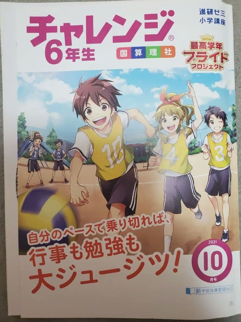 チャレンジ　6年生　2021年　小学講座 パーフェクトマスター 進研ゼミ