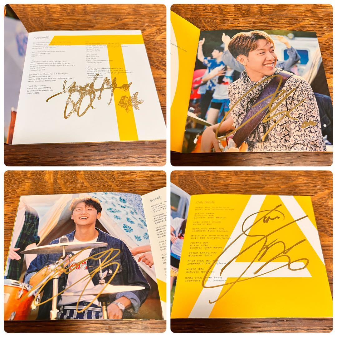 CNBLUE 直筆サイン　ヨンファ　ジョンヒョン　ジョンシン　ミニョク
