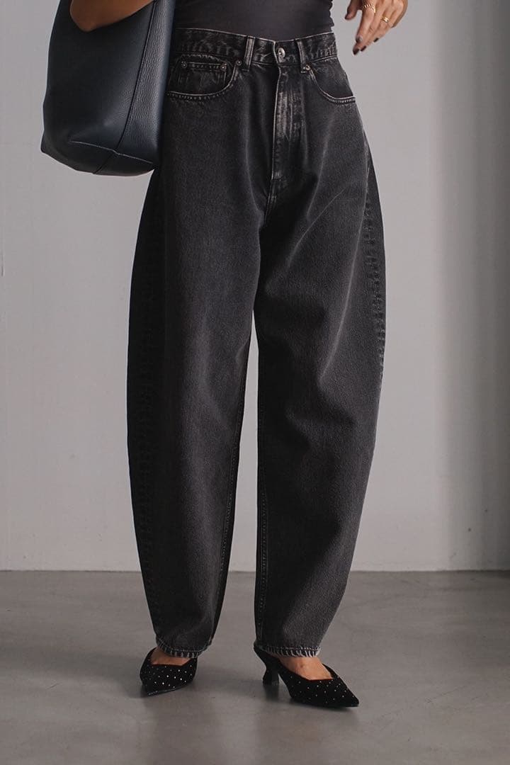 パンツ Curve Black Denim Pants