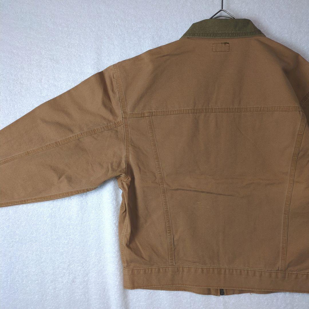 カバーオール (M) 90s WOLVO WORKS ワークジャケット 古着