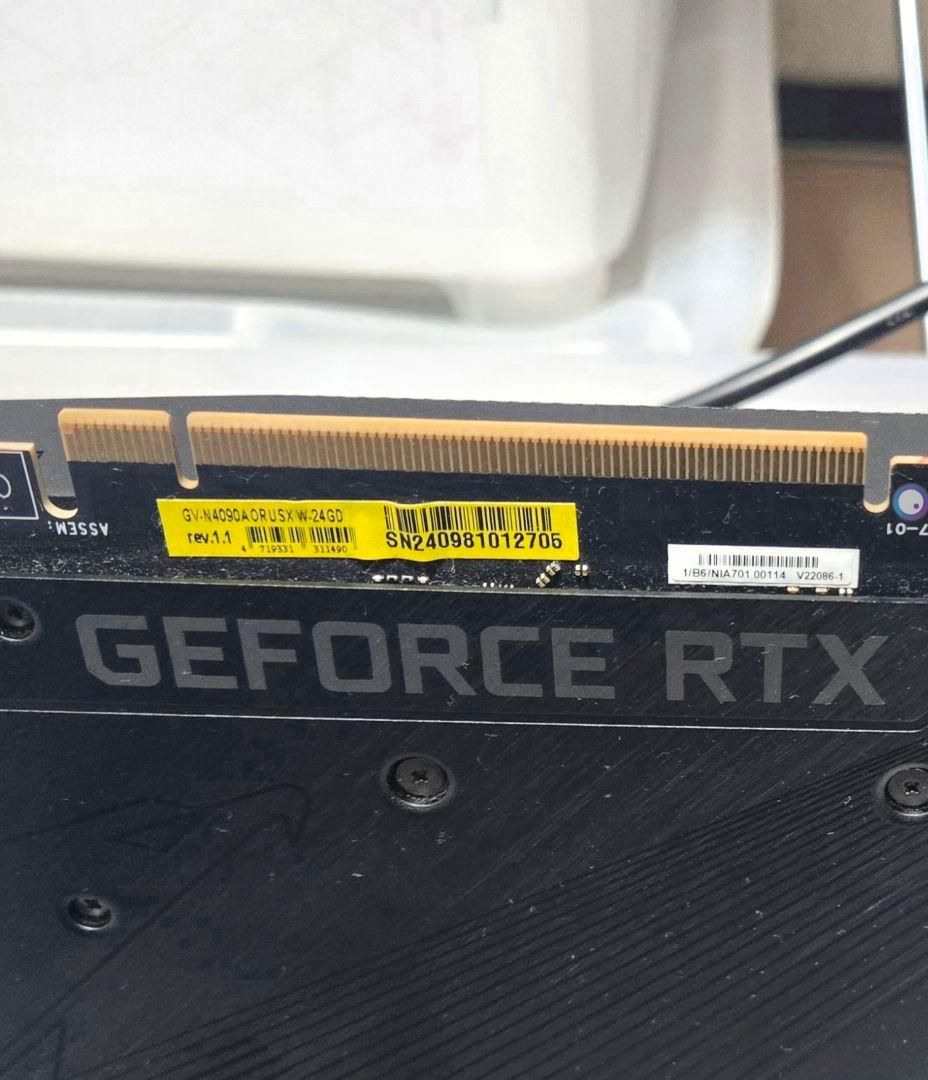 AORUS XTREME GeForce RTX 4090　簡易水冷