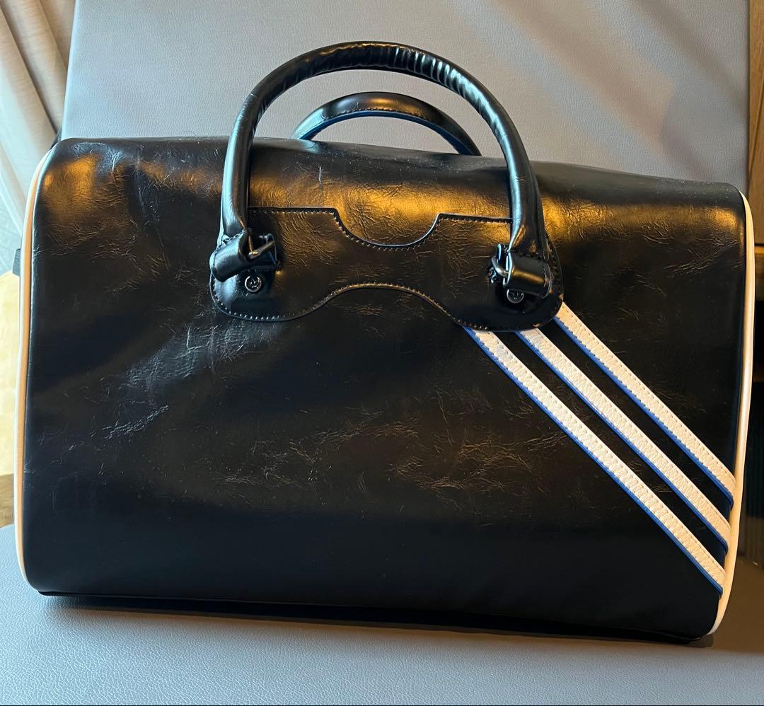 adidasブルーバージョン　ダッフルバッグ ボストンバッグGJ5995