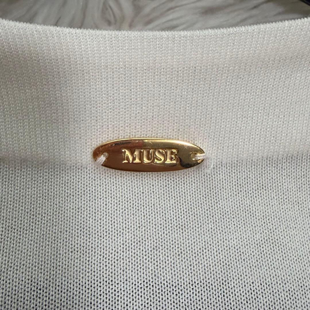 美品 24SS ミューズドゥーズィエムクラス shake code カーディガン