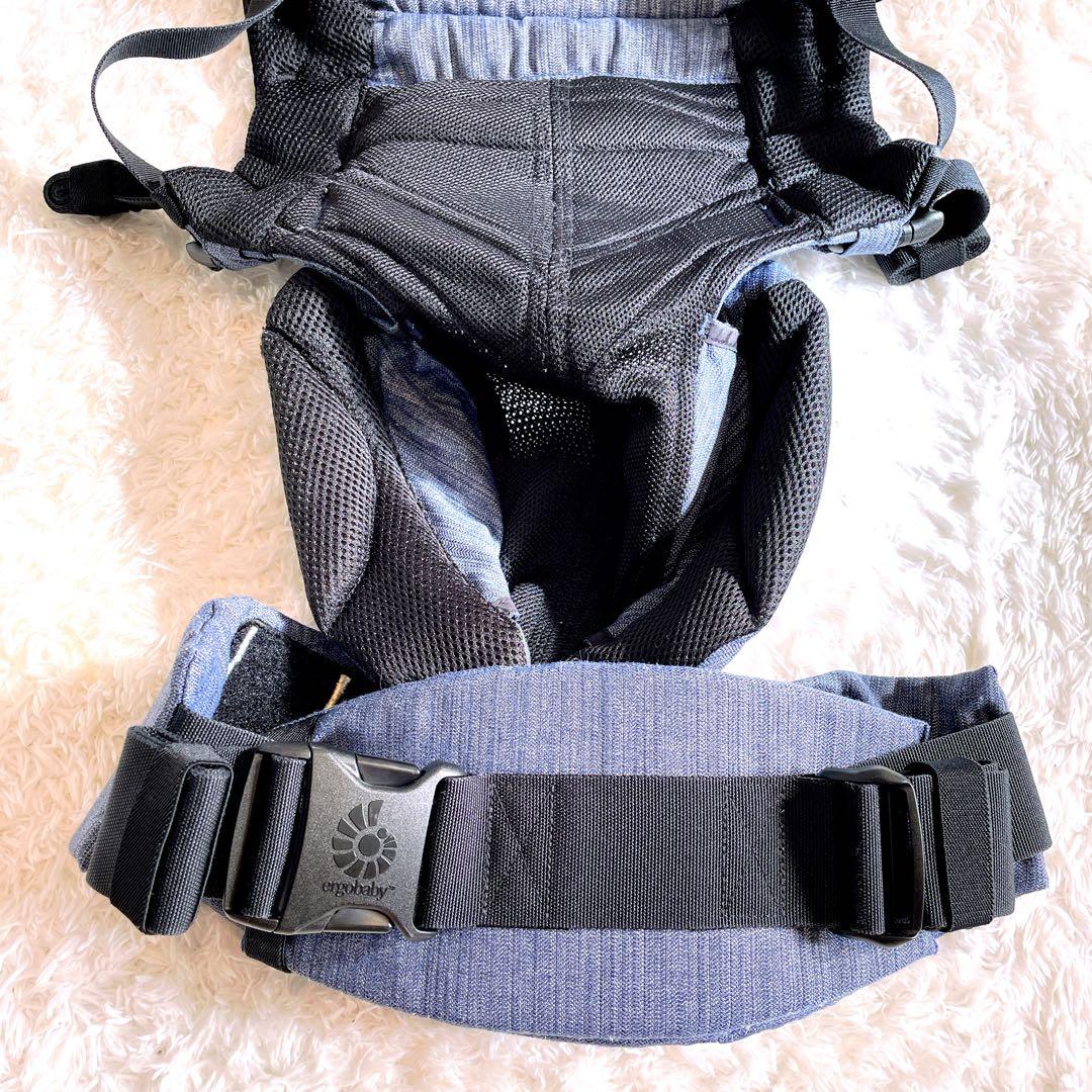 Ergobaby 美品✨オムニ360 クールエアー抱っこ紐 デニムカラー