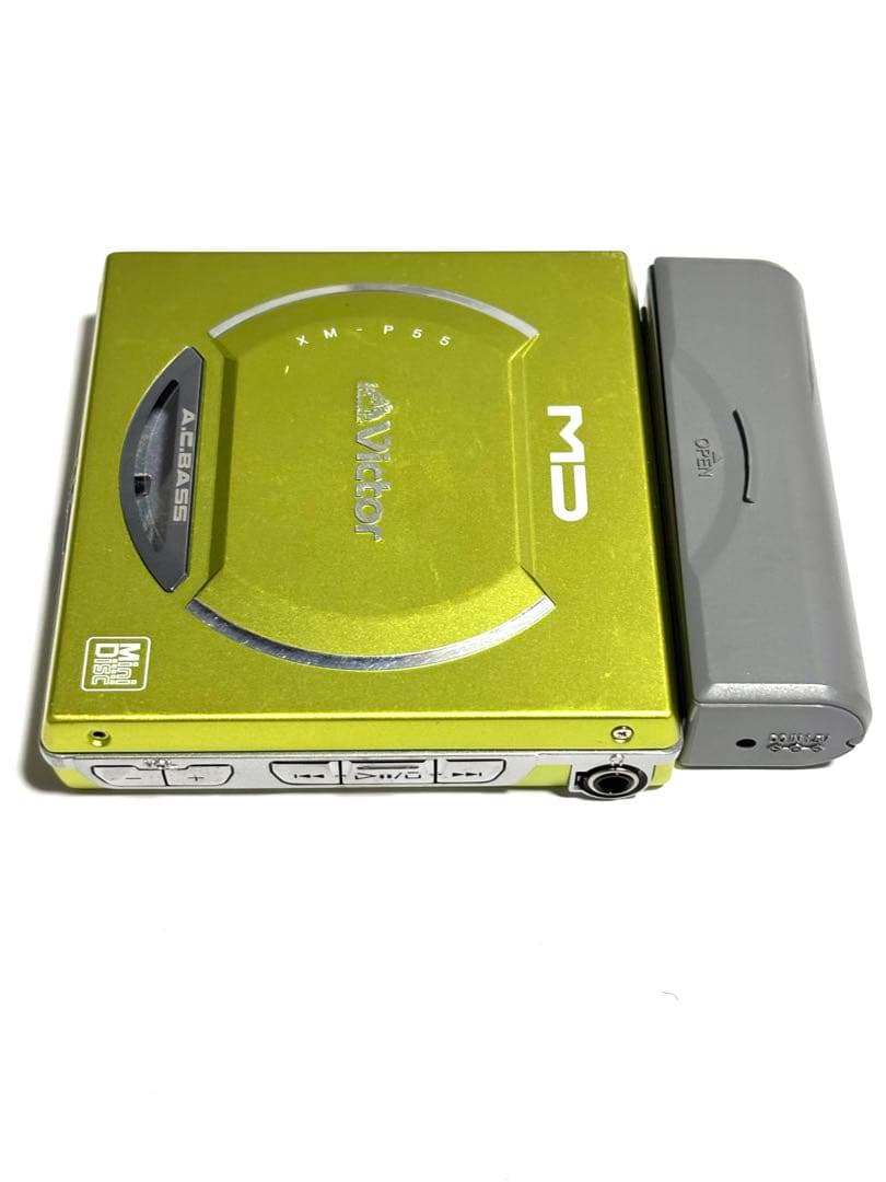 Victor MDプレーヤー XM-P55 動作品 乾電池ケース付き