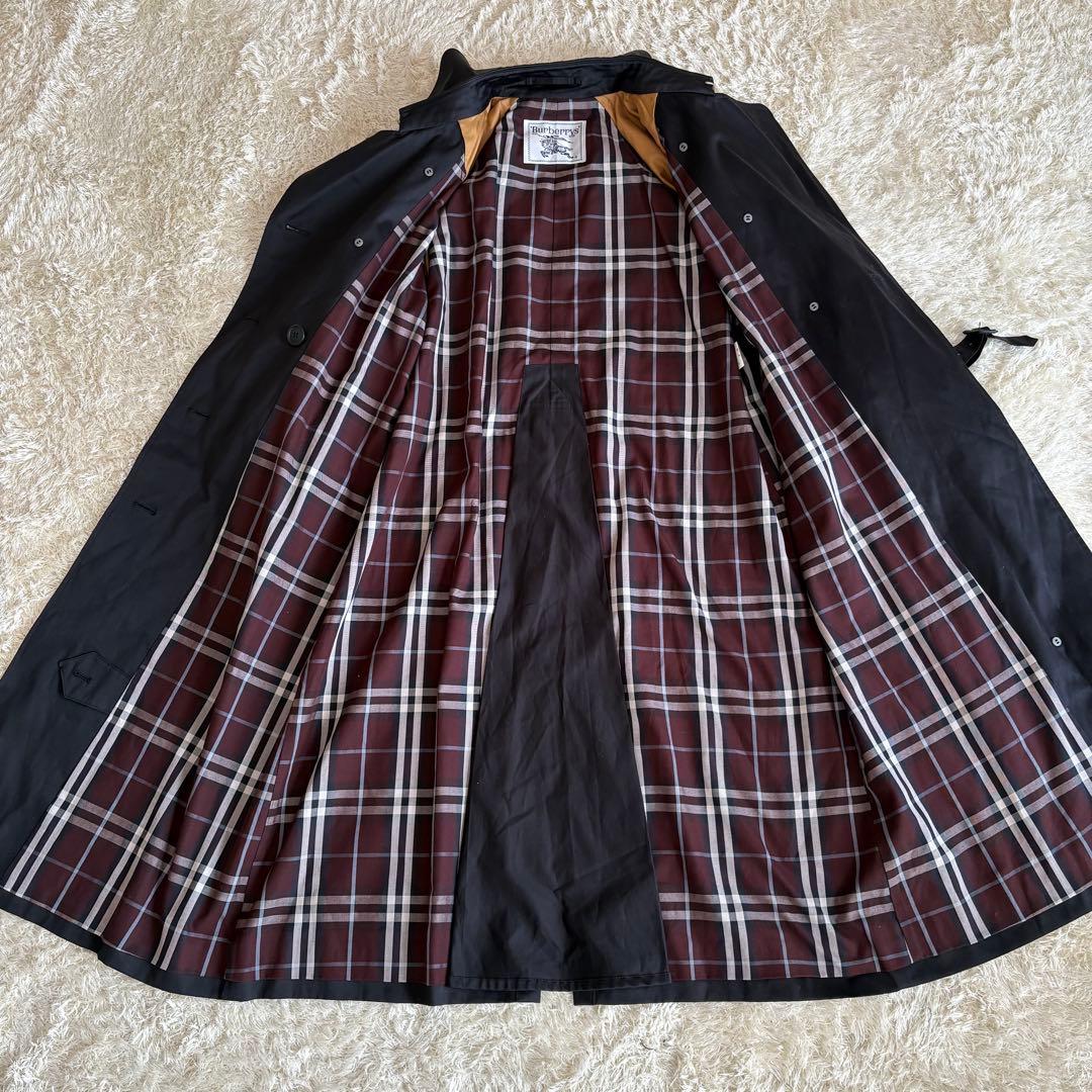Burberrys バーバリー トレンチコート ボルドーノバチェック ダブル