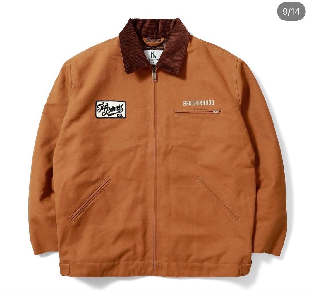 ⚫︎新品⚫︎The BONEZ DUCK JACKET L BROWN