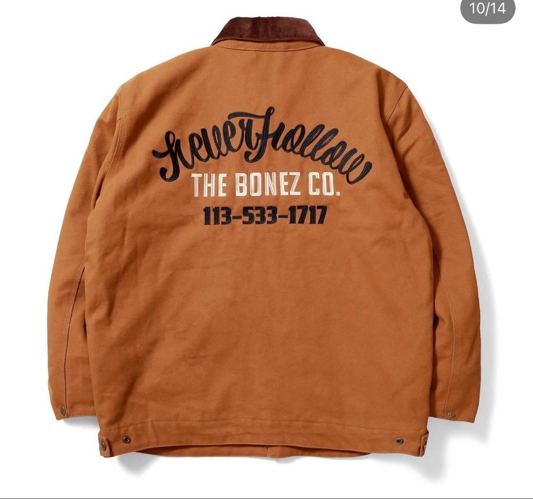 ⚫︎新品⚫︎The BONEZ DUCK JACKET L BROWN
