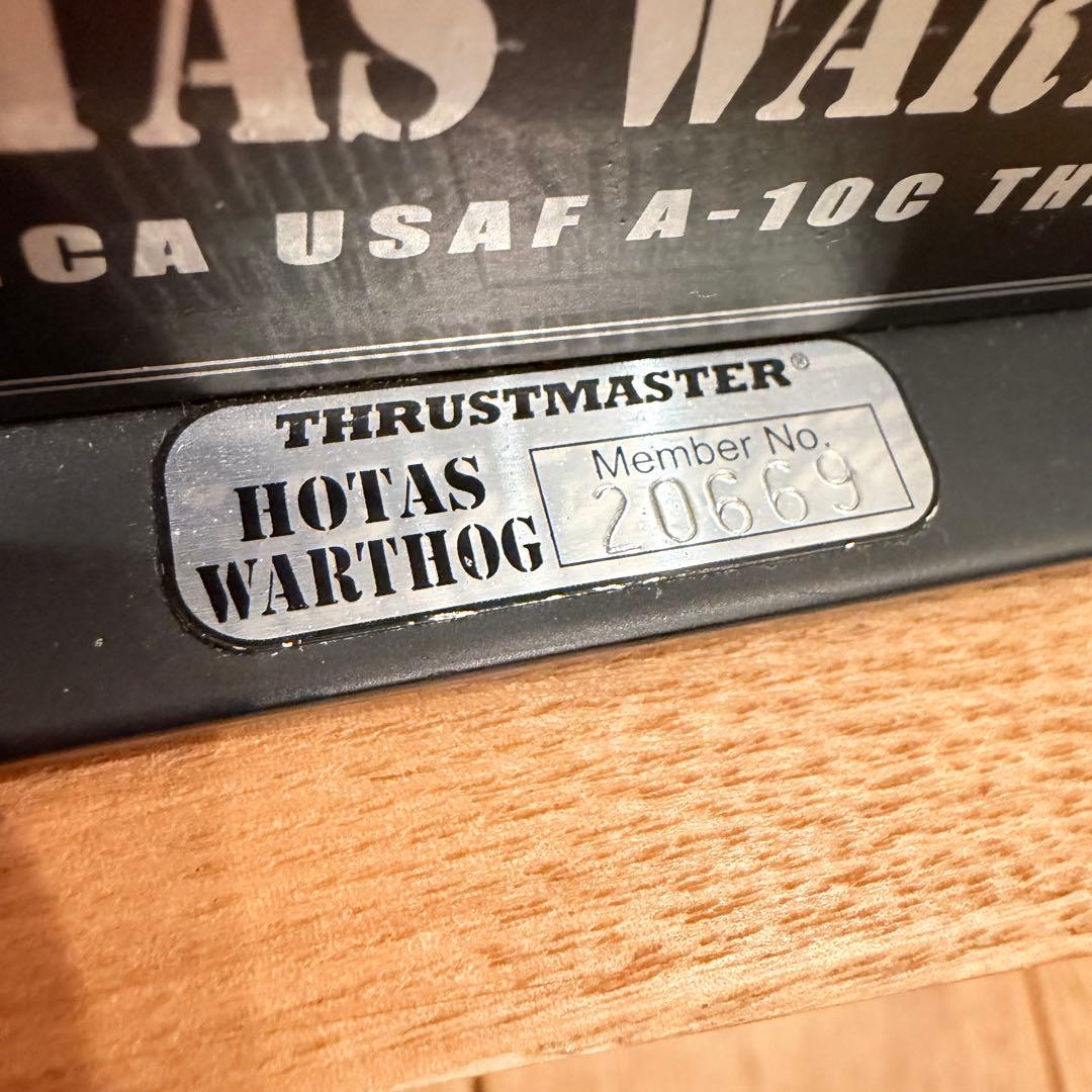 THRUSTMASTER HOTAS WARTHOGフライトシミュレータ 現状品