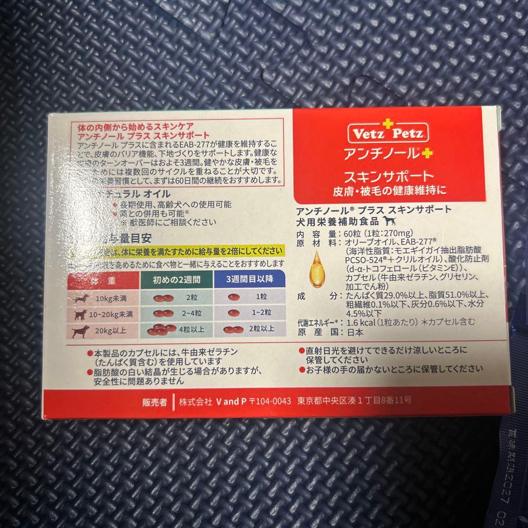 アンチノールプラス スキンサポート60粒