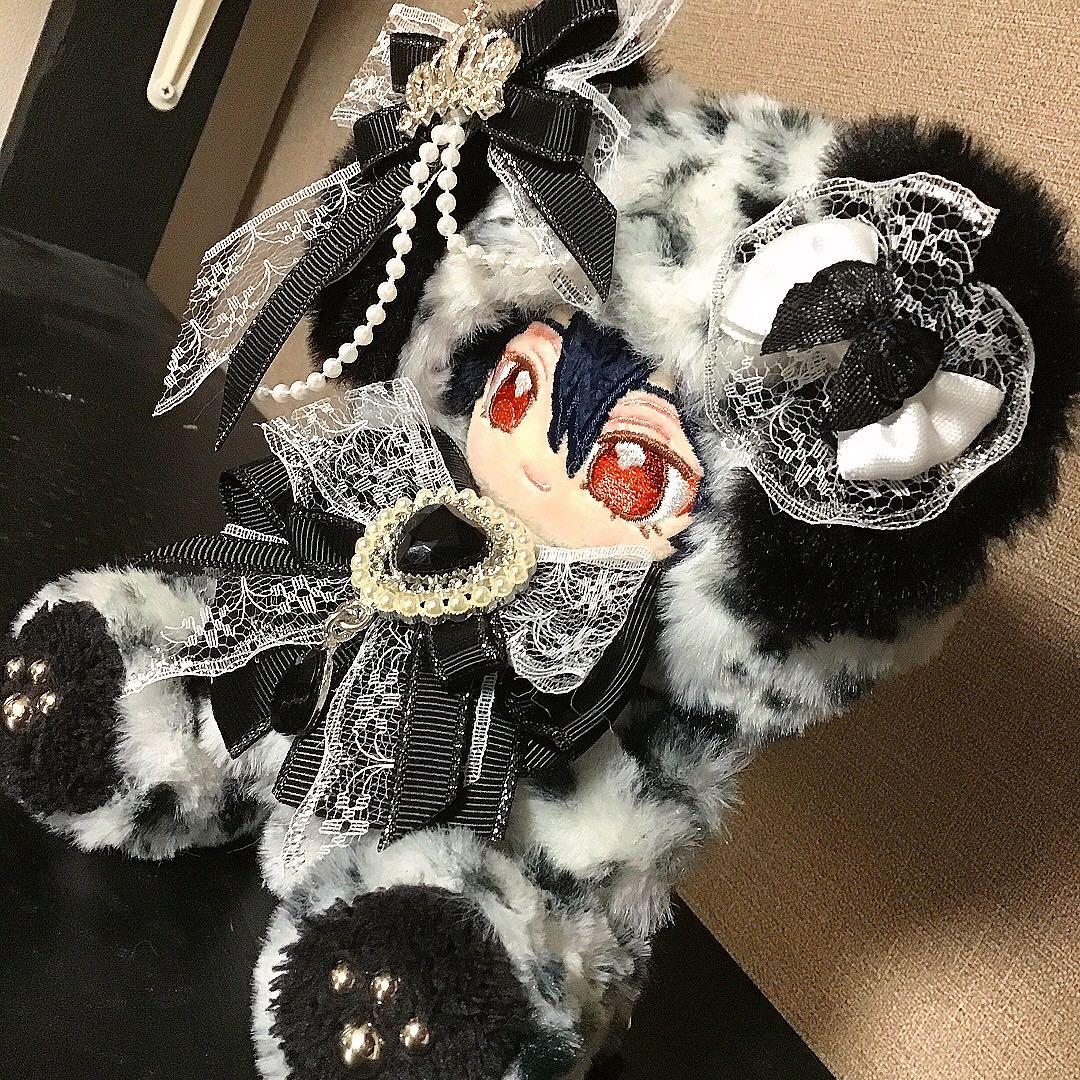 【い2】ダルメシアン　犬　12cm〜13cmぬい用　いつぬい　おすわり　着ぐるみ