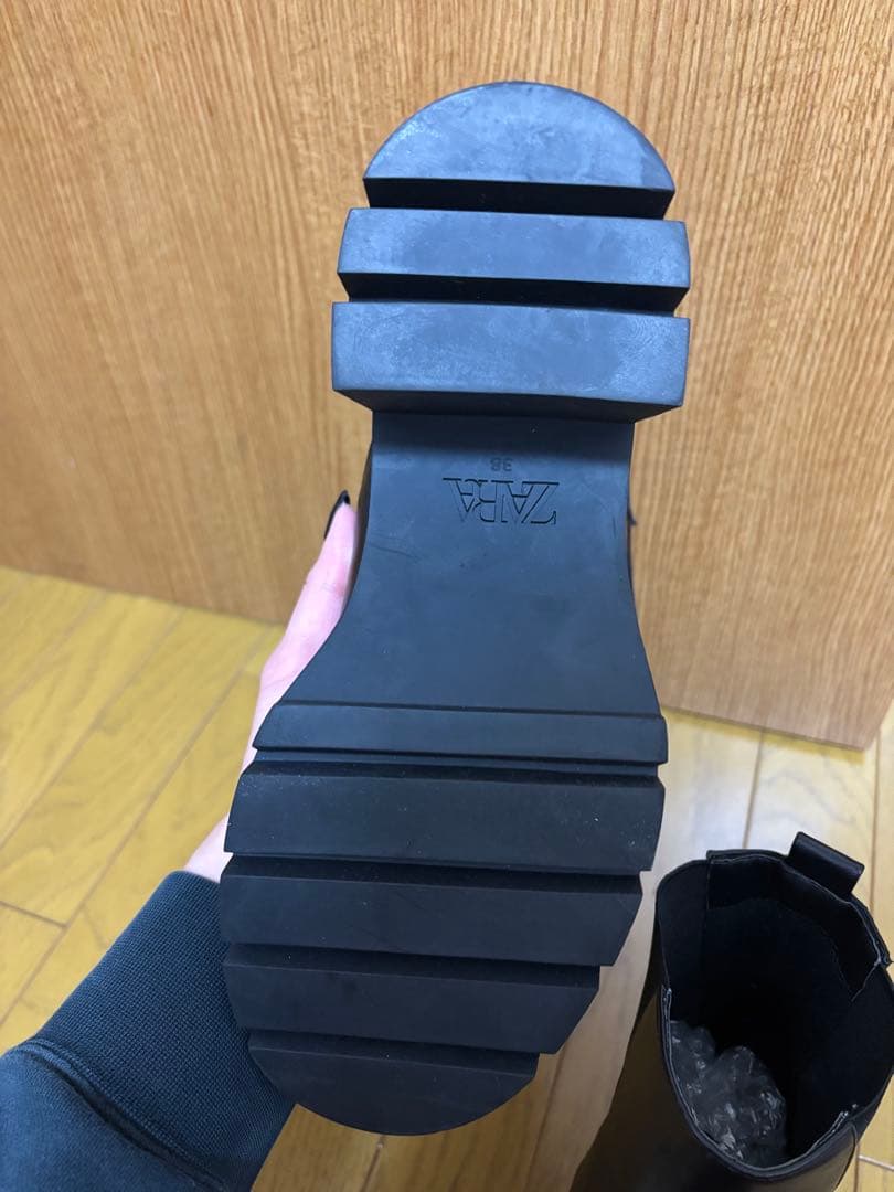ZARA サイドゴアブーツ 38