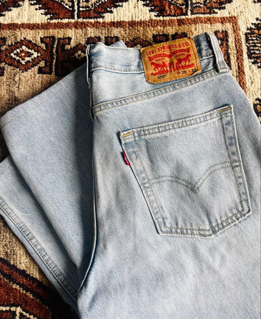 Levi's 578 W29 Buggy デニム　ほぼ新品/訳あり