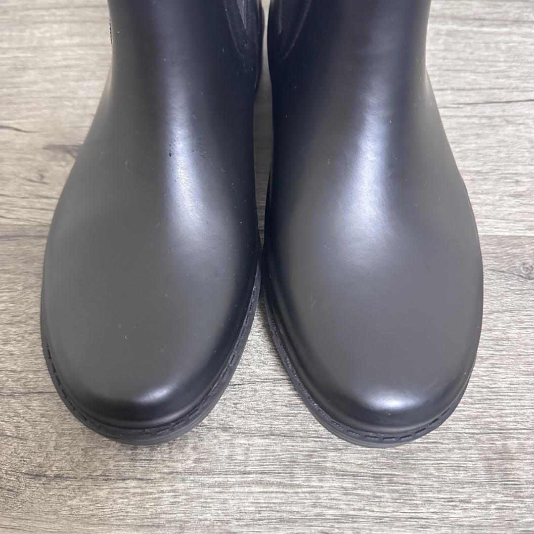 AIGLE CARVILLE 2 サイドゴアレインブーツ 37 23.5cm 黒