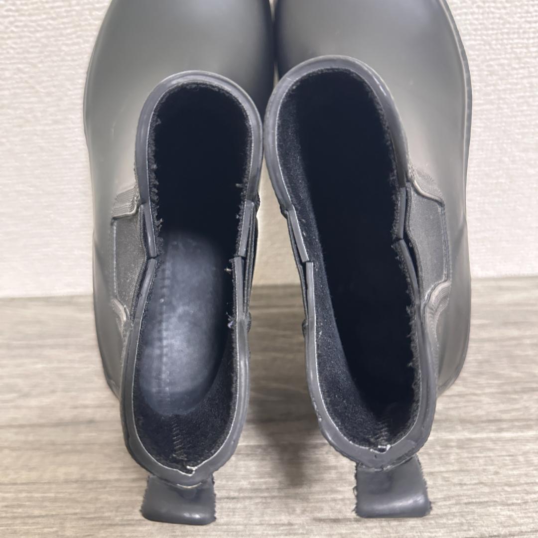 AIGLE CARVILLE 2 サイドゴアレインブーツ 37 23.5cm 黒