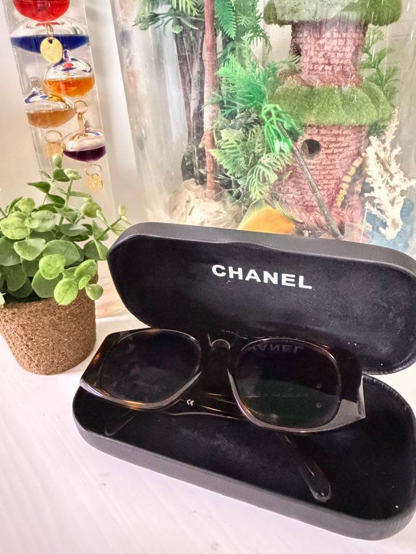 CHANEL サングラス　01451 91235 ヴィンテージ　べっ甲柄　美品