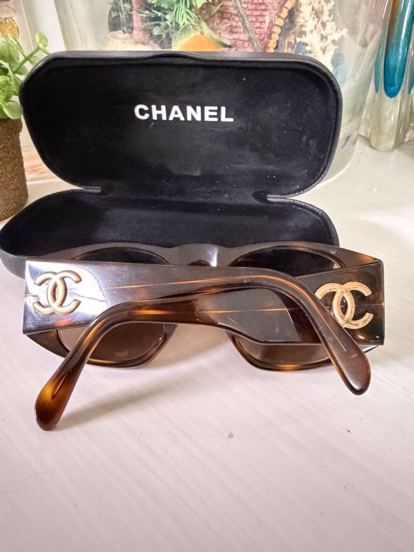 CHANEL サングラス　01451 91235 ヴィンテージ　べっ甲柄　美品