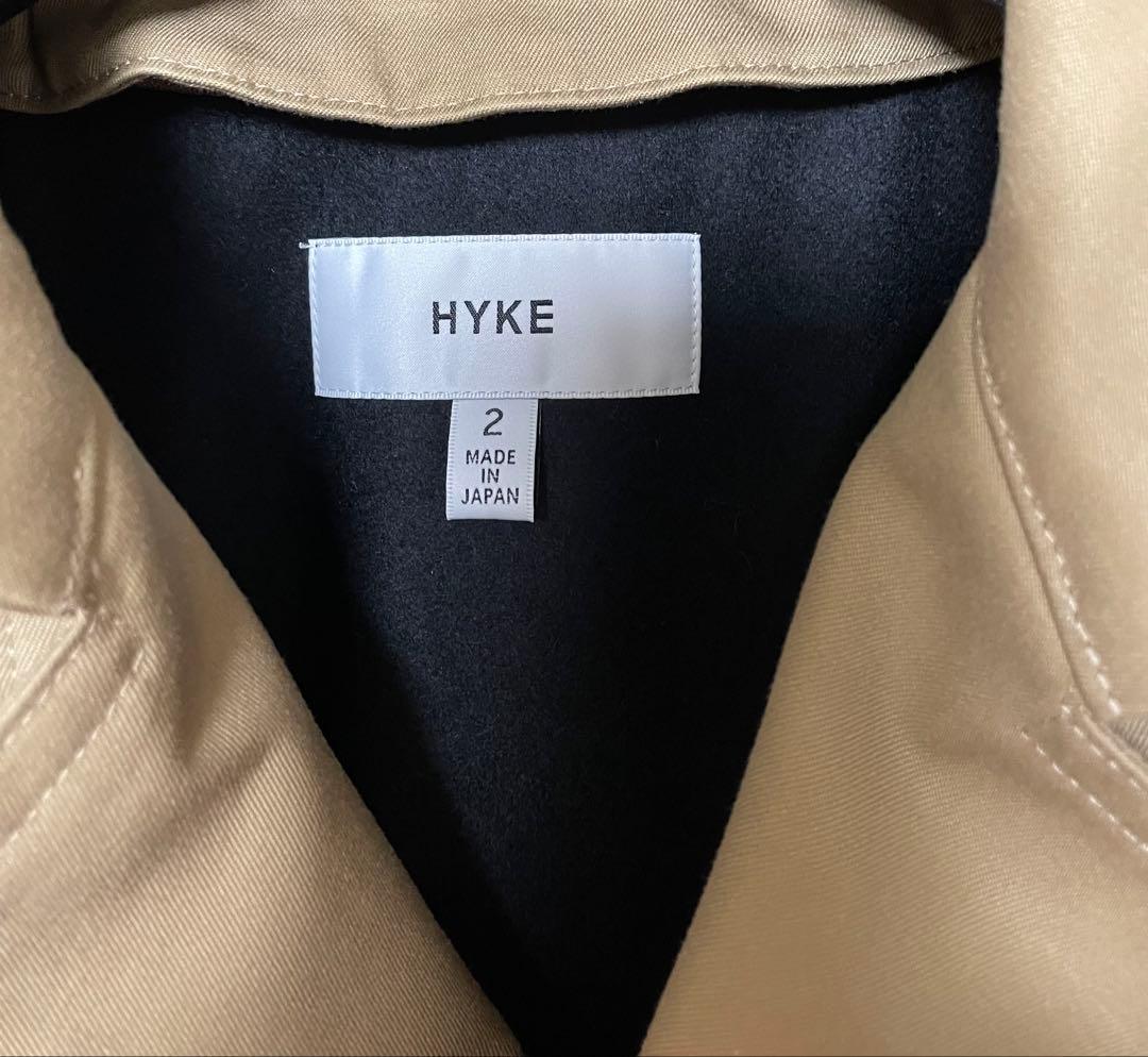 美品✨　HYKE(ハイク)トレンチコート定番　サイズ2