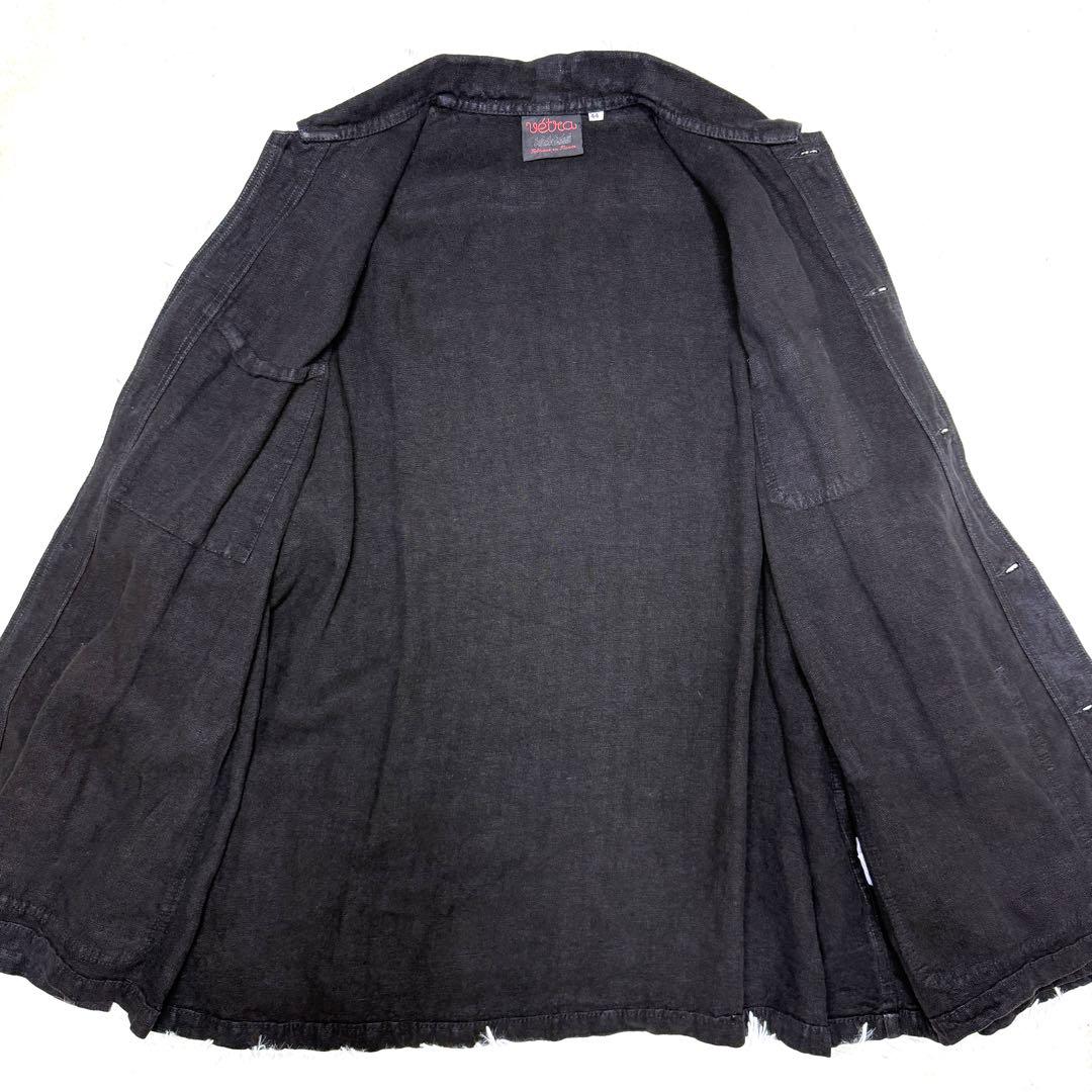 希少 VETRA べトラ リネン100 カバーオール ジャケット