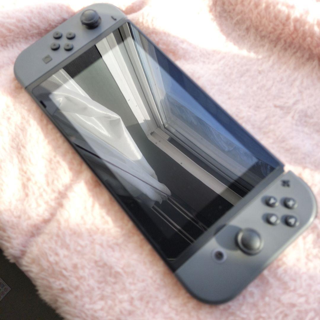 美品 任天堂 Switch スイッチ本体 グレー ニンテンドースイッチ