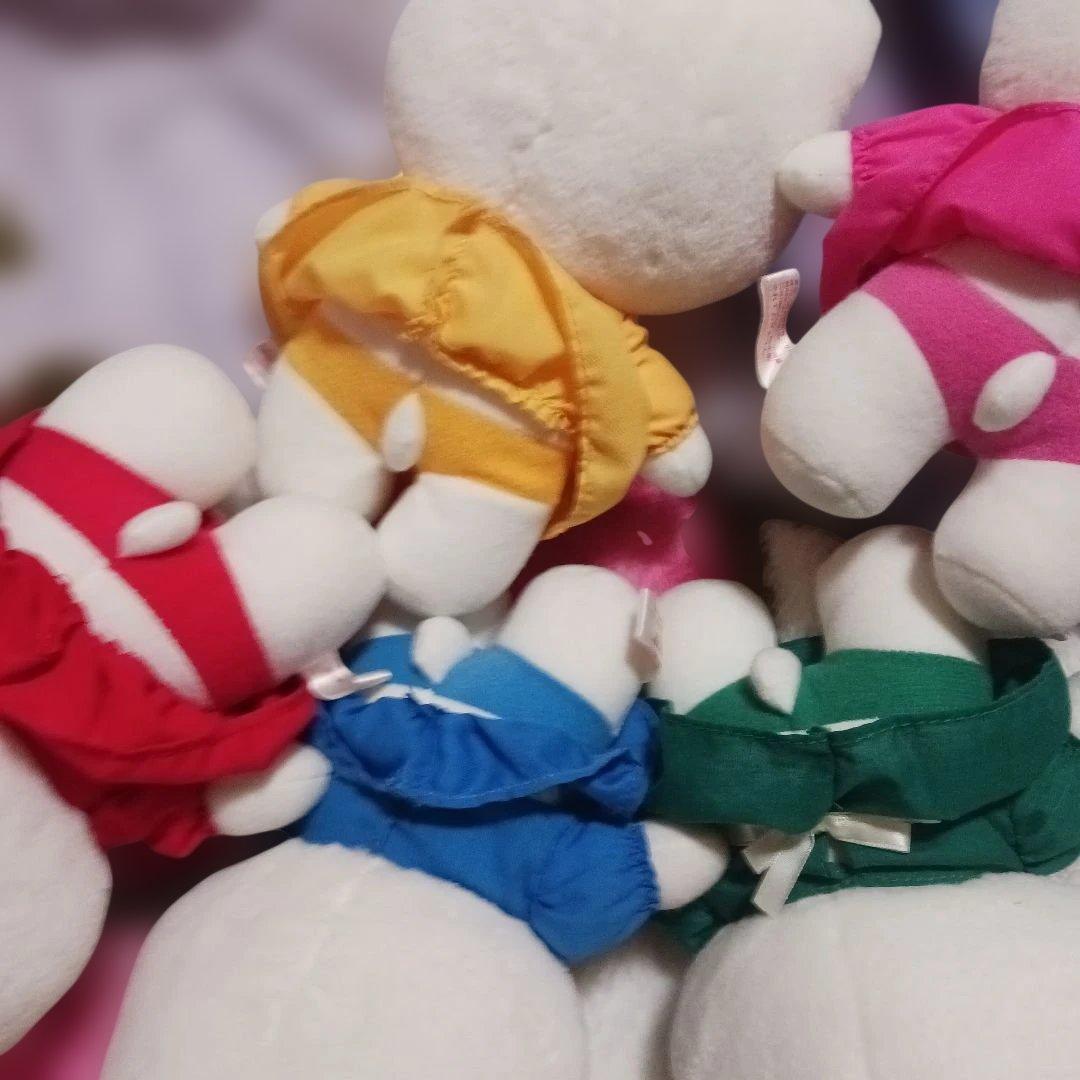 レア‼レトロ‼キティ ぬいぐるみメイド 5色セット
