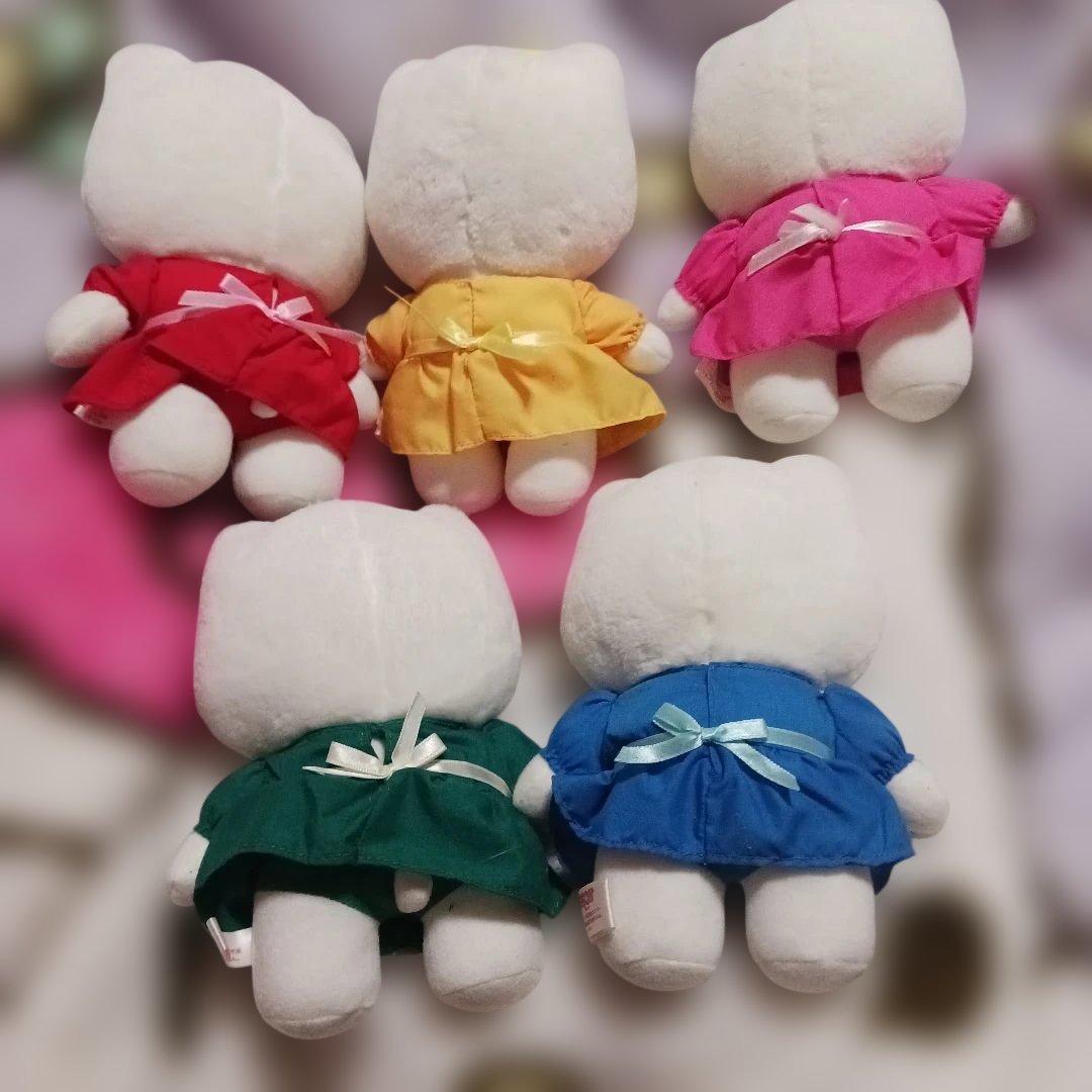 レア‼レトロ‼キティ ぬいぐるみメイド 5色セット