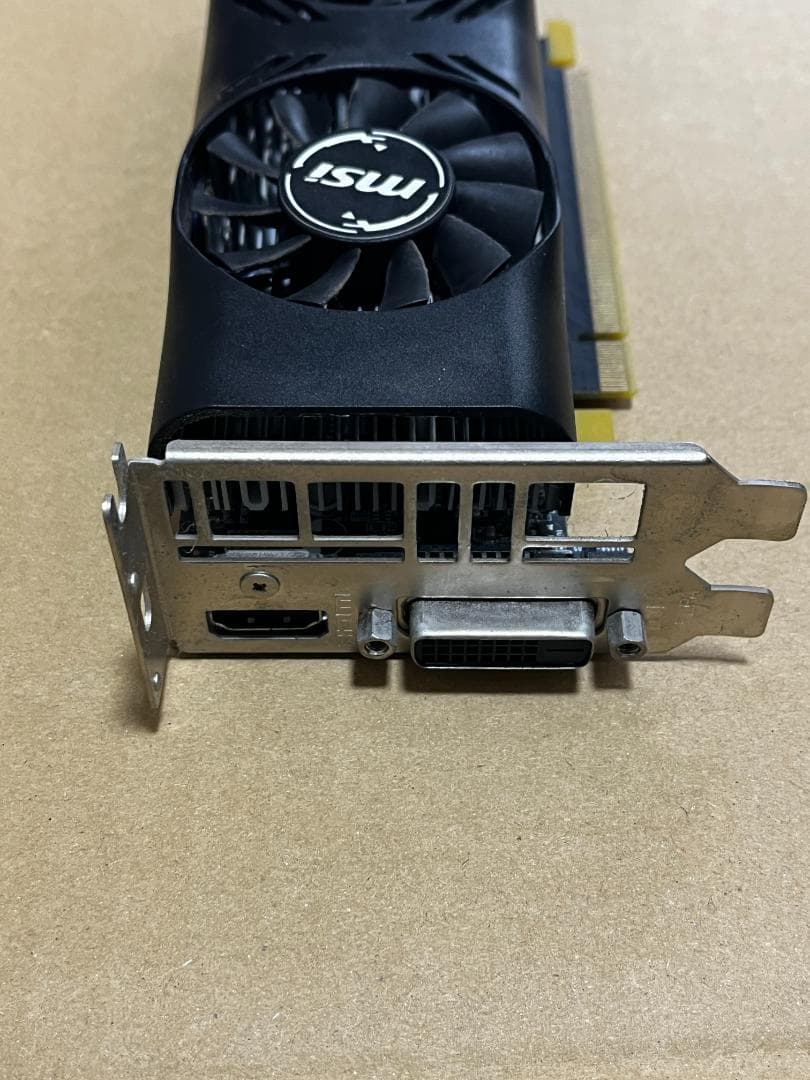 MSI GTX 1650 4GT LP 補助電源不要 ロープロファイル対応