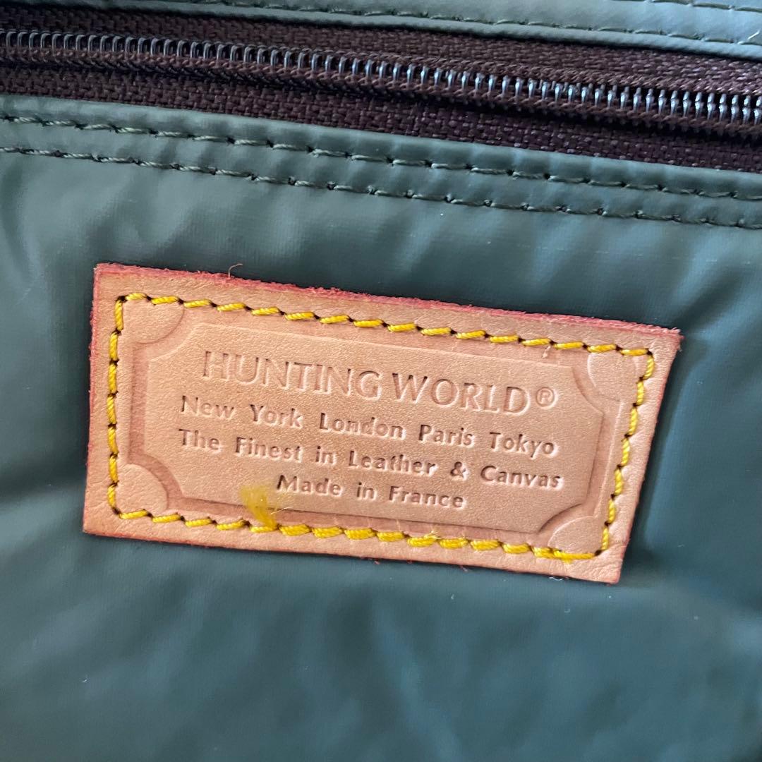 Hunting World ボストンバッグ グリーン