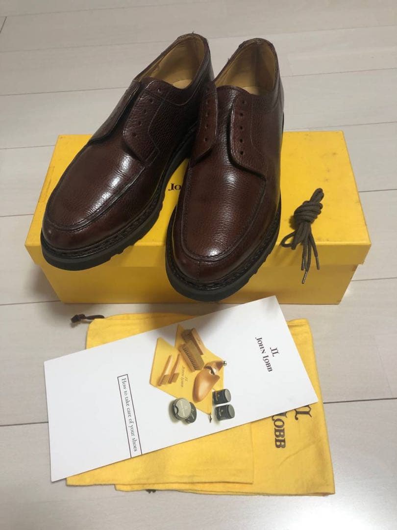 JOHN LOBB HARDINGTON Uチップ レザー シューズ