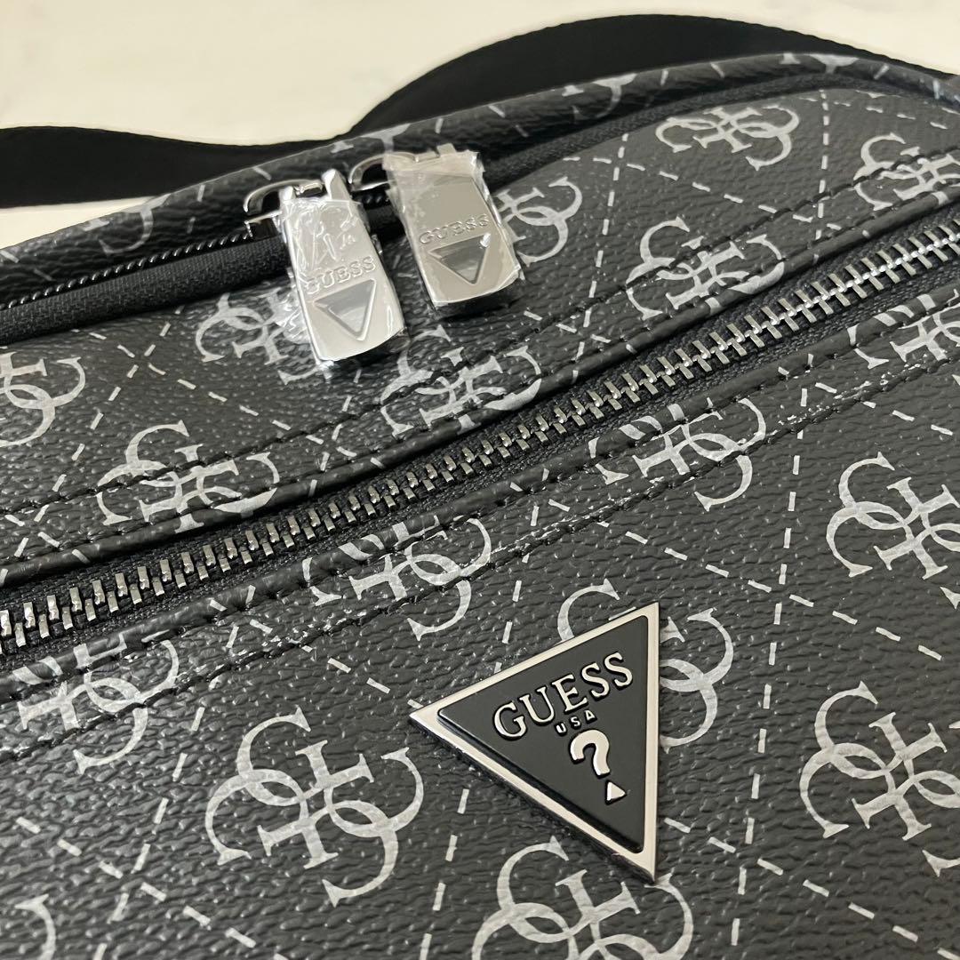 新品✨タグ付き　GUESS ゲス　 ウエストバッグ　ボディバッグ　ロゴ ブラック