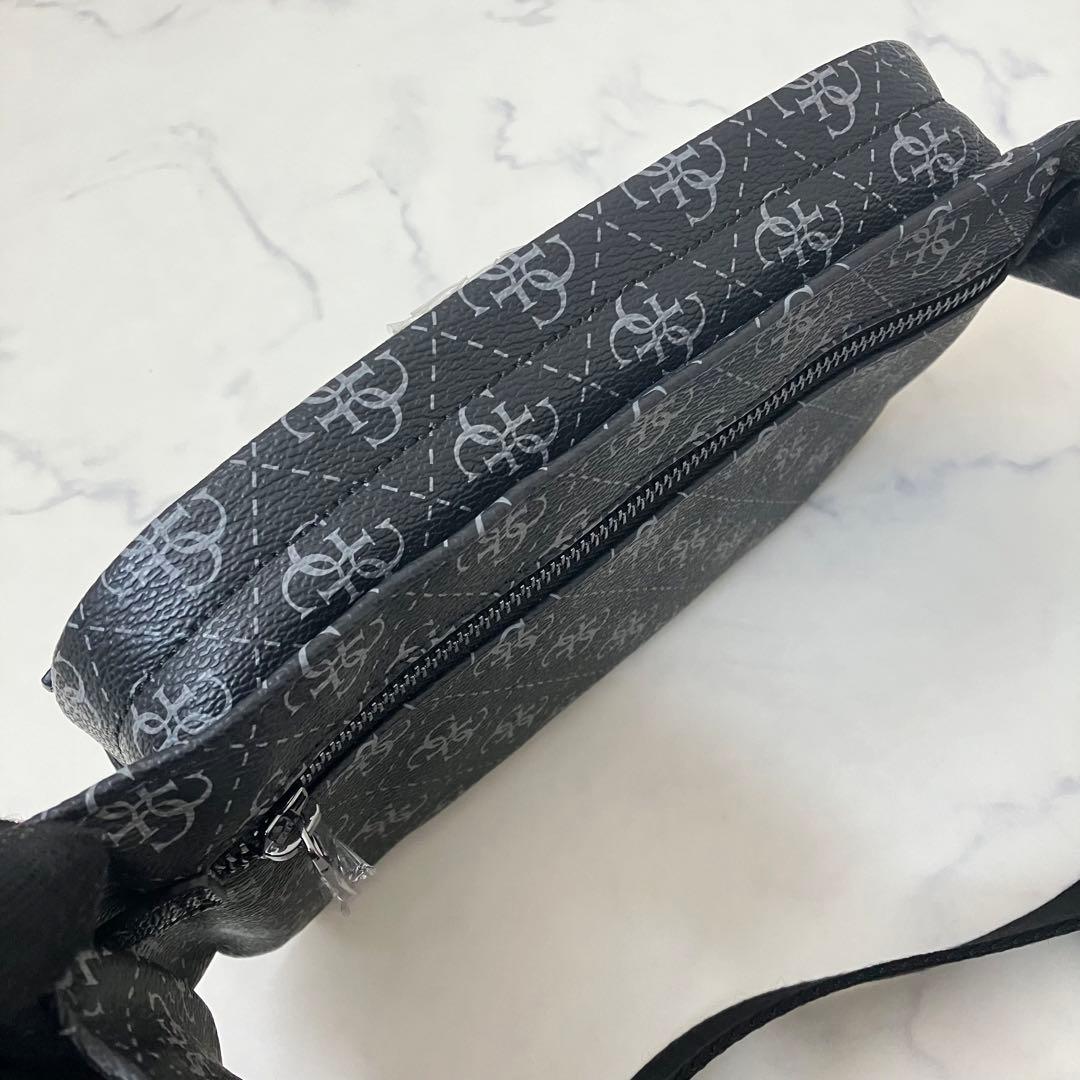 新品✨タグ付き　GUESS ゲス　 ウエストバッグ　ボディバッグ　ロゴ ブラック