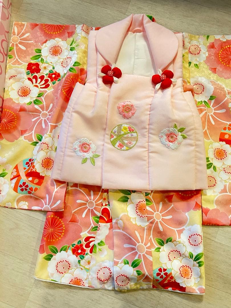 【桃さん専用】京都　花ひめ　七五三　セット　3歳　女の子　6点セット