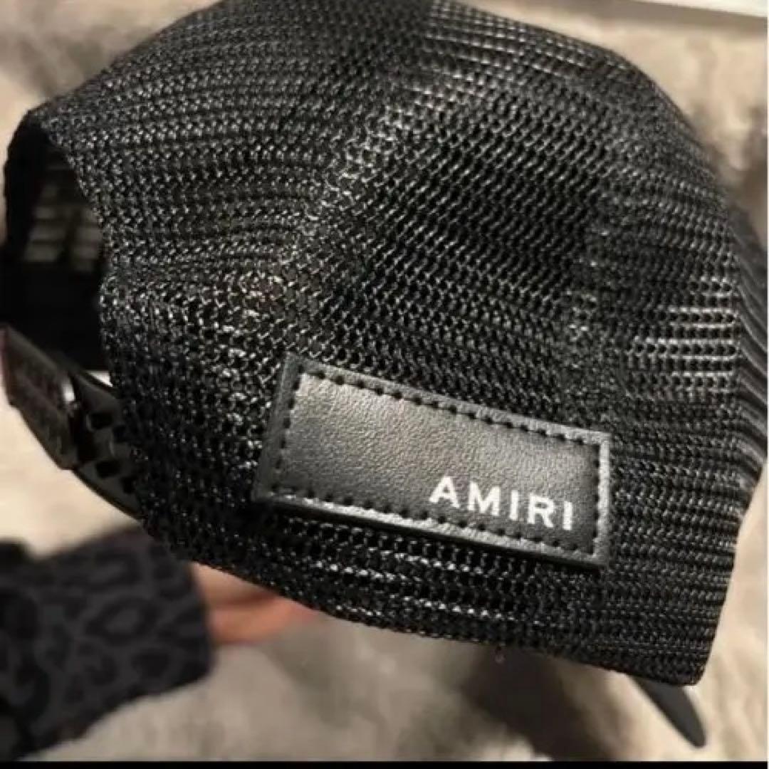 AMIRI風　ブラック メッシュキャップ