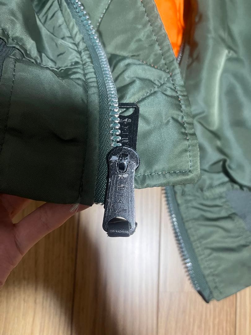 ALPHA INDUSTRIES MA-1 USA製 90s オリーブ XL