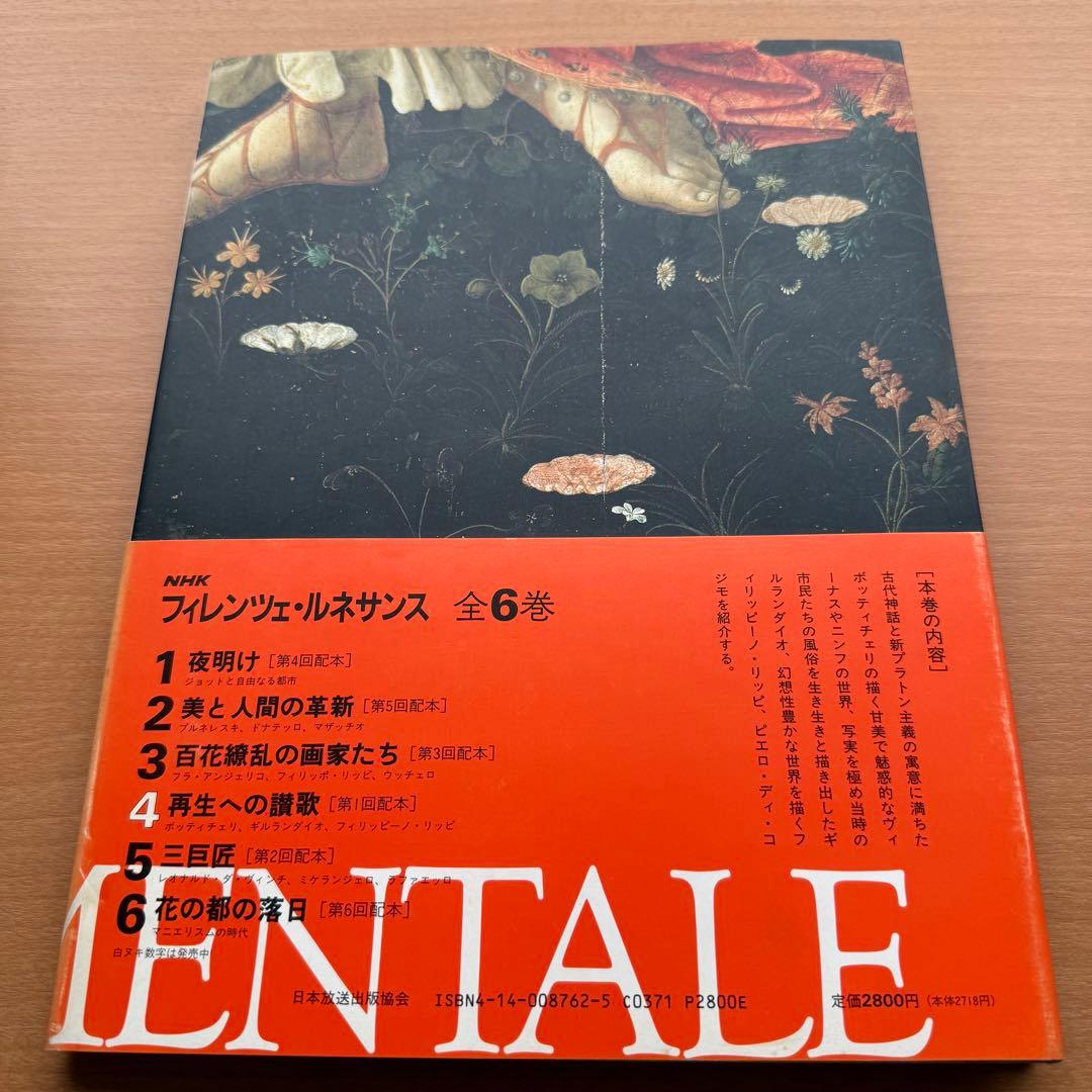 1991年刊・希少！NHK『フィレンツェ・ルネサンス』全6巻セット レトロ本