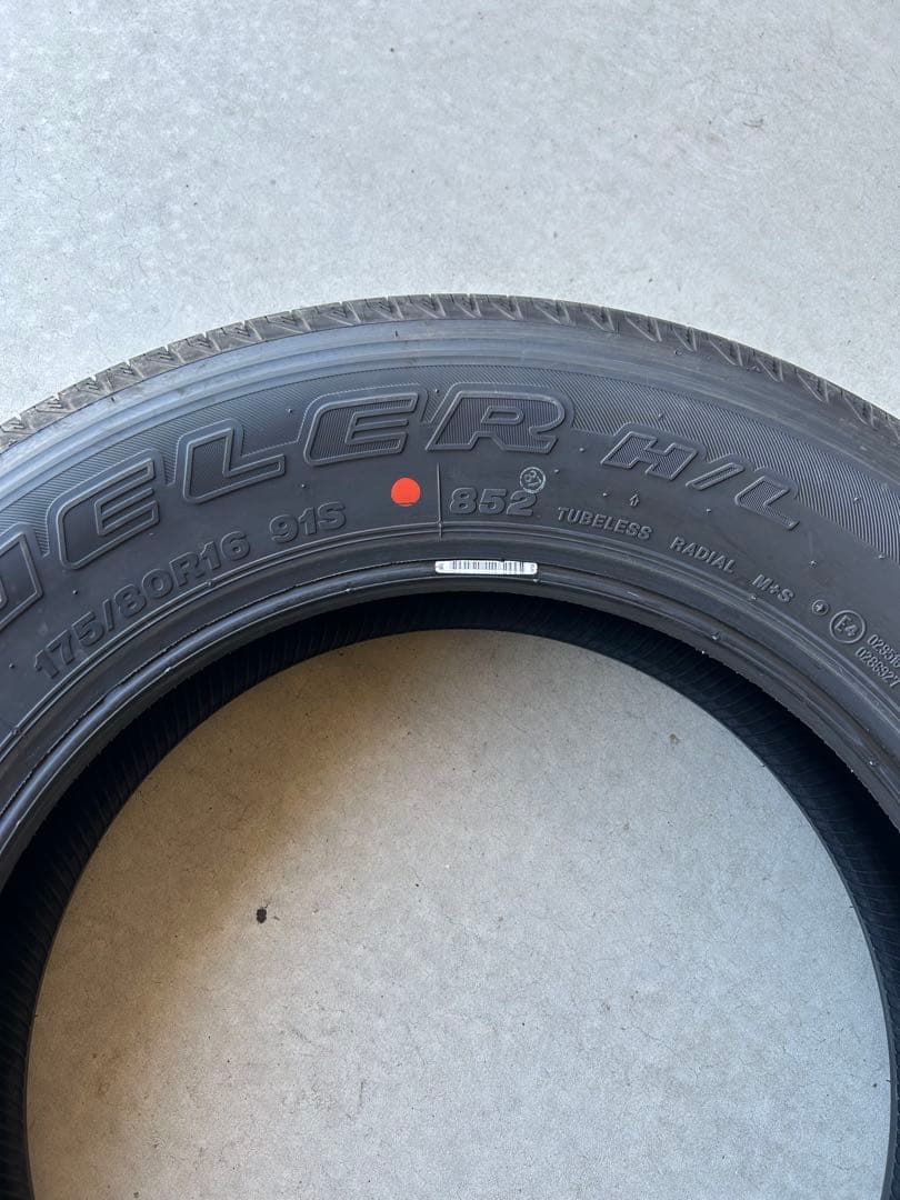 条件付き送料無料。175/80R16 ４本　ジムニー　64