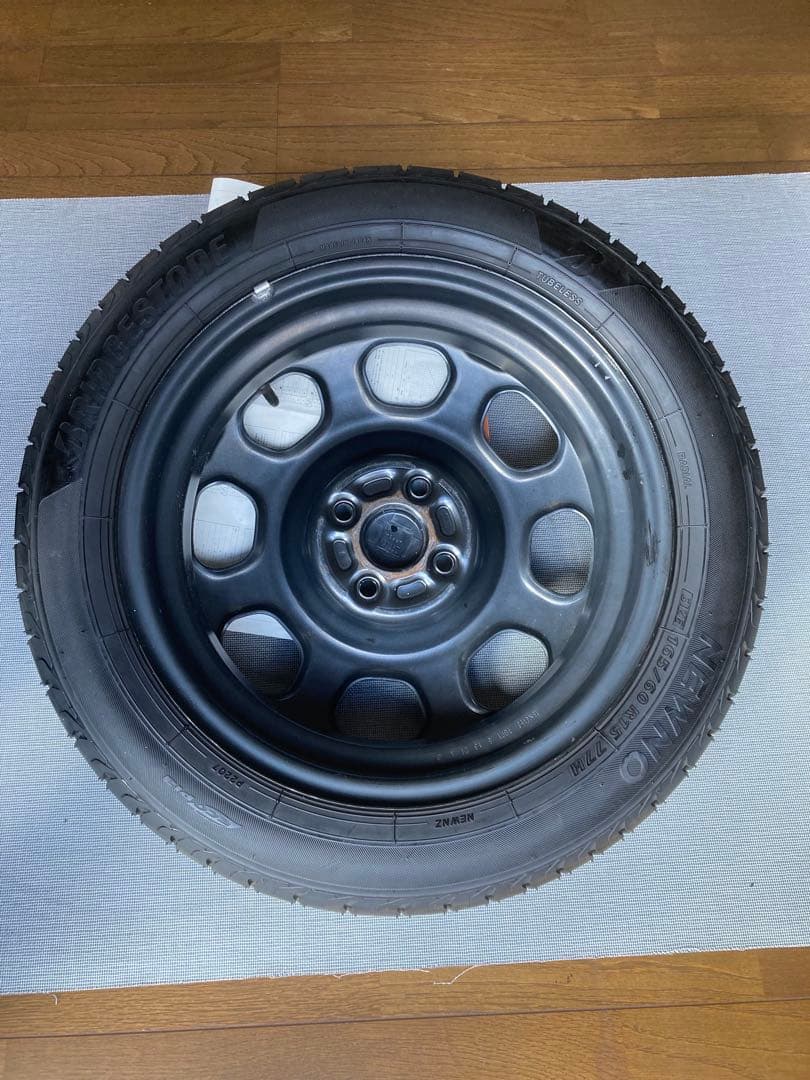 ハスラー純正ホイール　ブリヂストンニューノ165/60R15