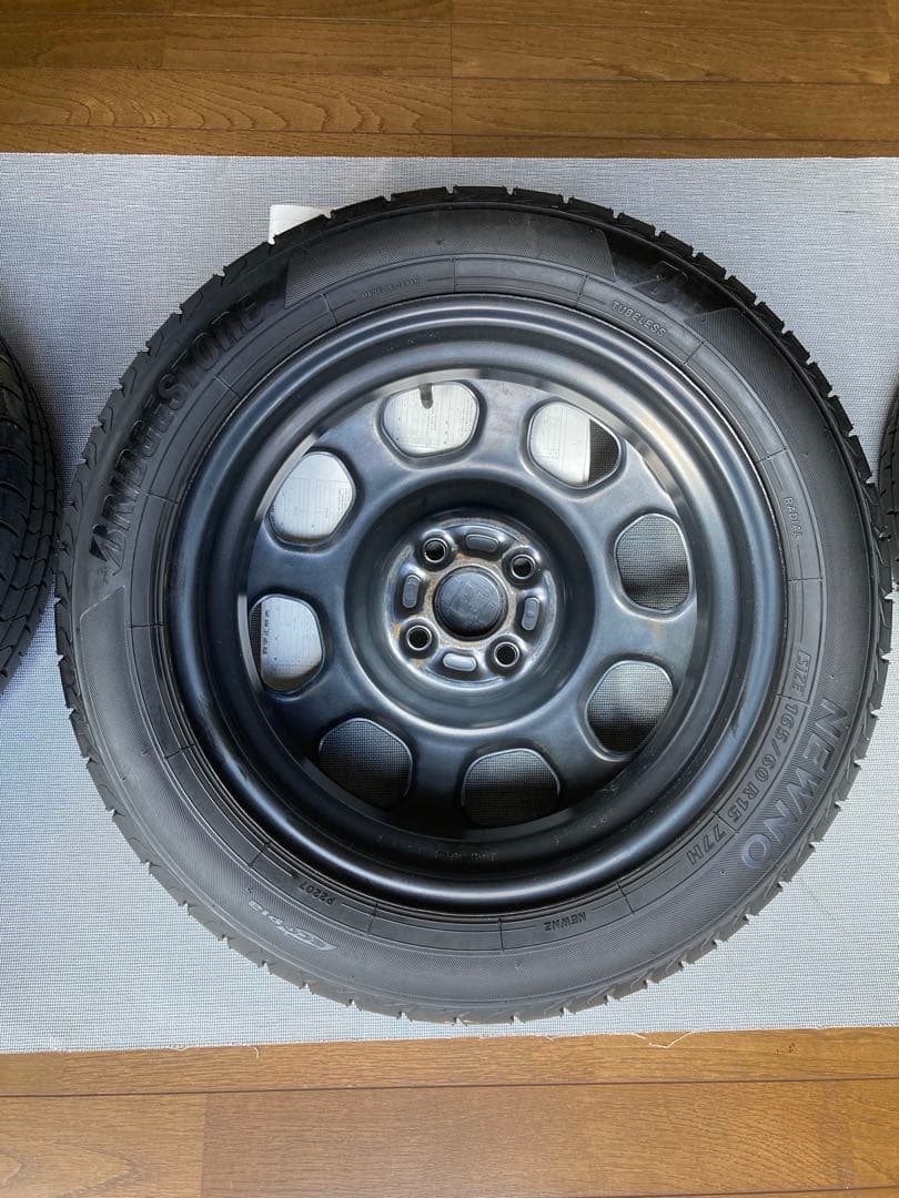 ハスラー純正ホイール　ブリヂストンニューノ165/60R15