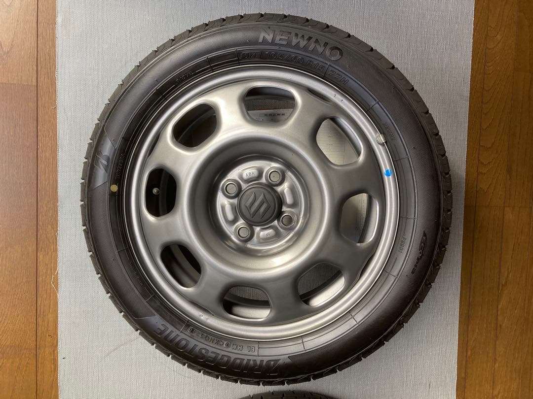 ハスラー純正ホイール　ブリヂストンニューノ165/60R15