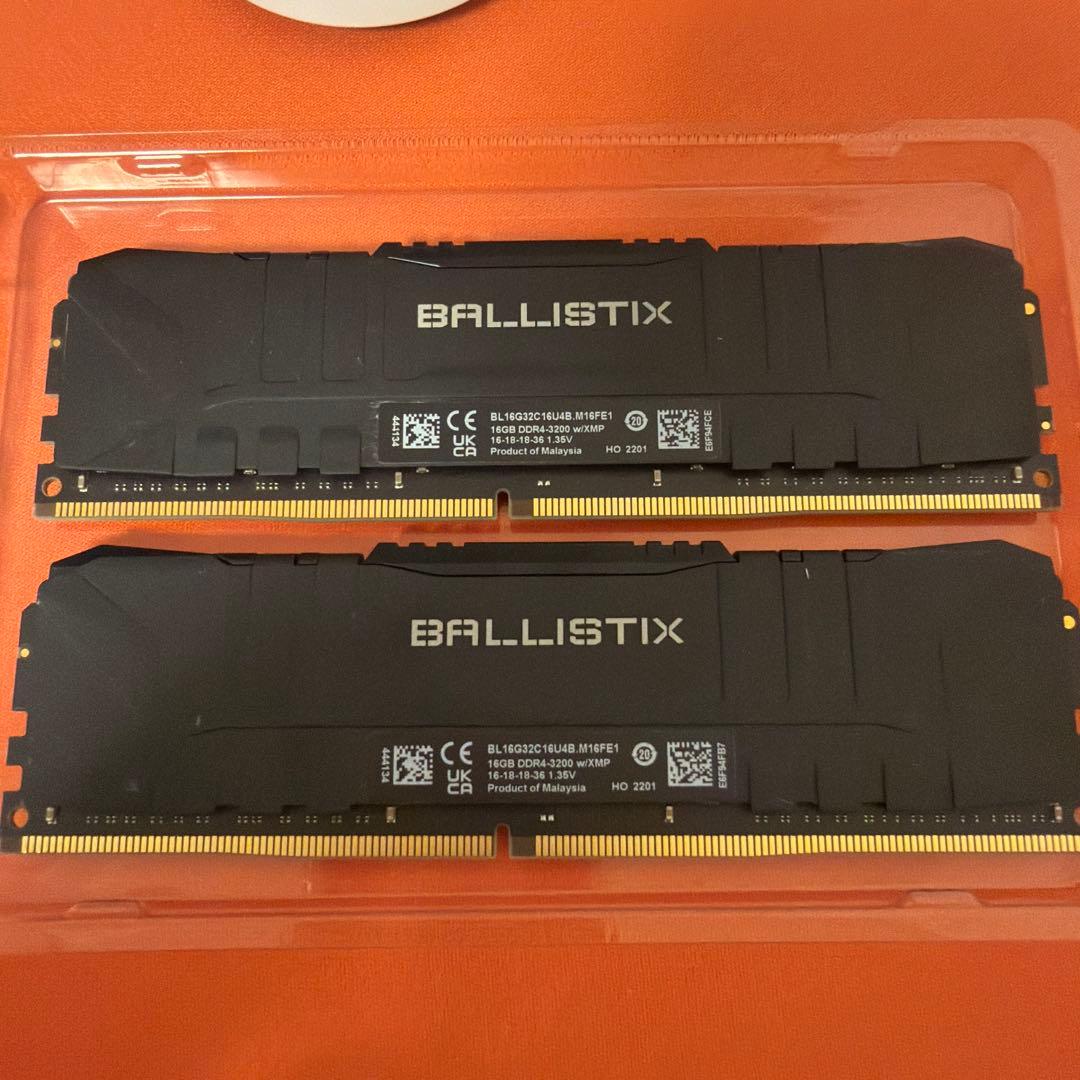 Crucial DDR4-3200 メモリ 動作確認済み
