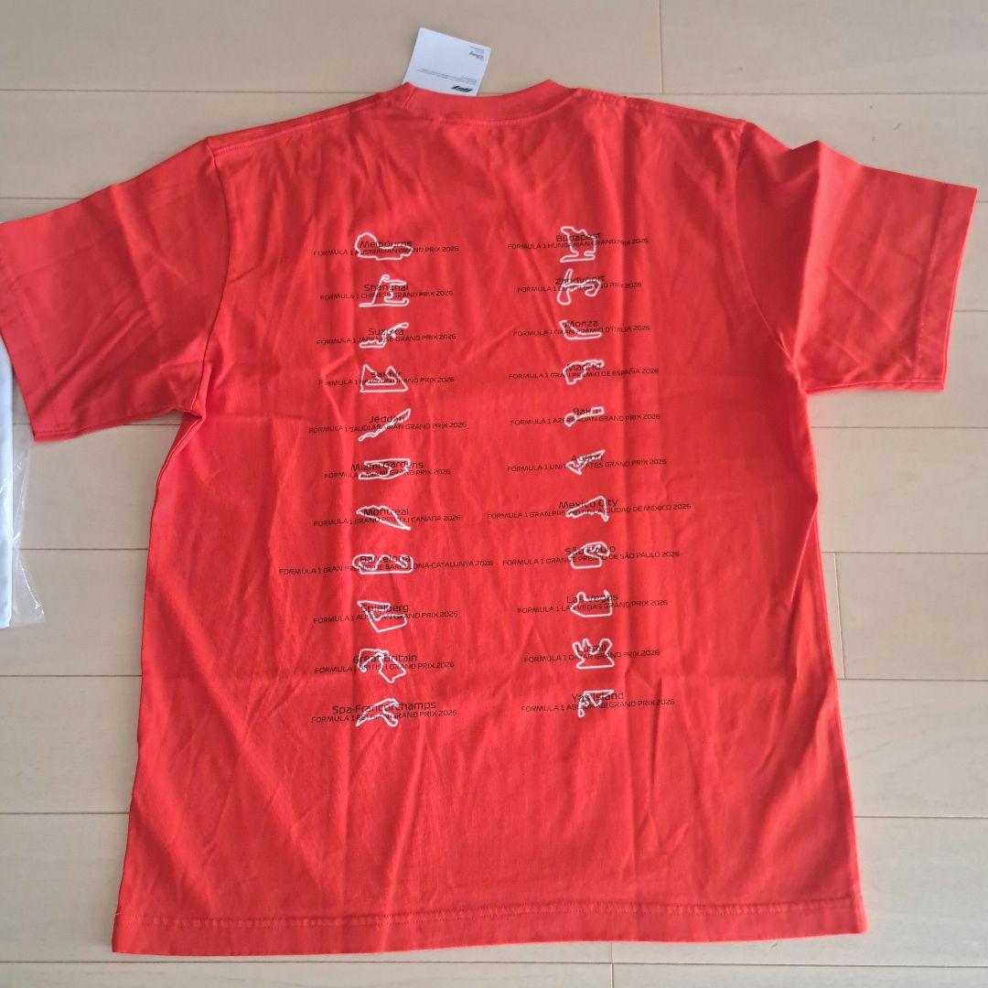 Gray 限定 白 赤 Disney Formula1 ユニクロ Tシャツ