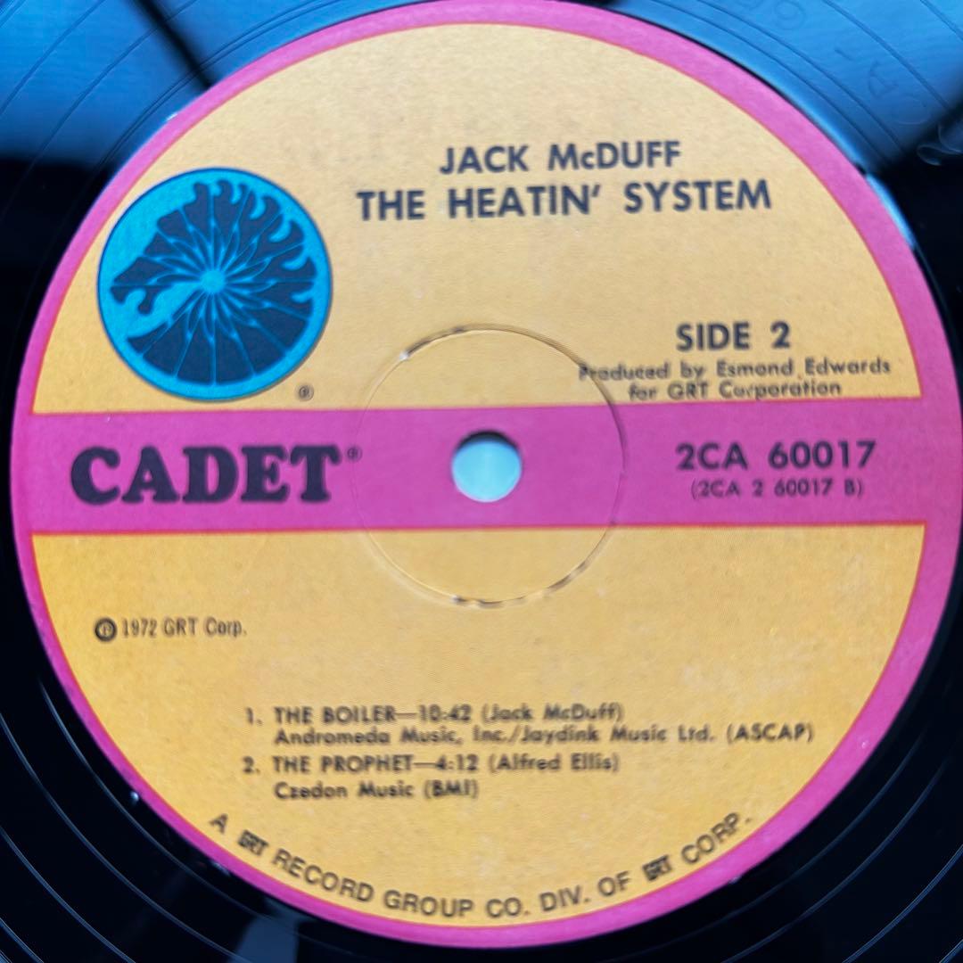 洋楽 raregroove jack mcduff - heatin system