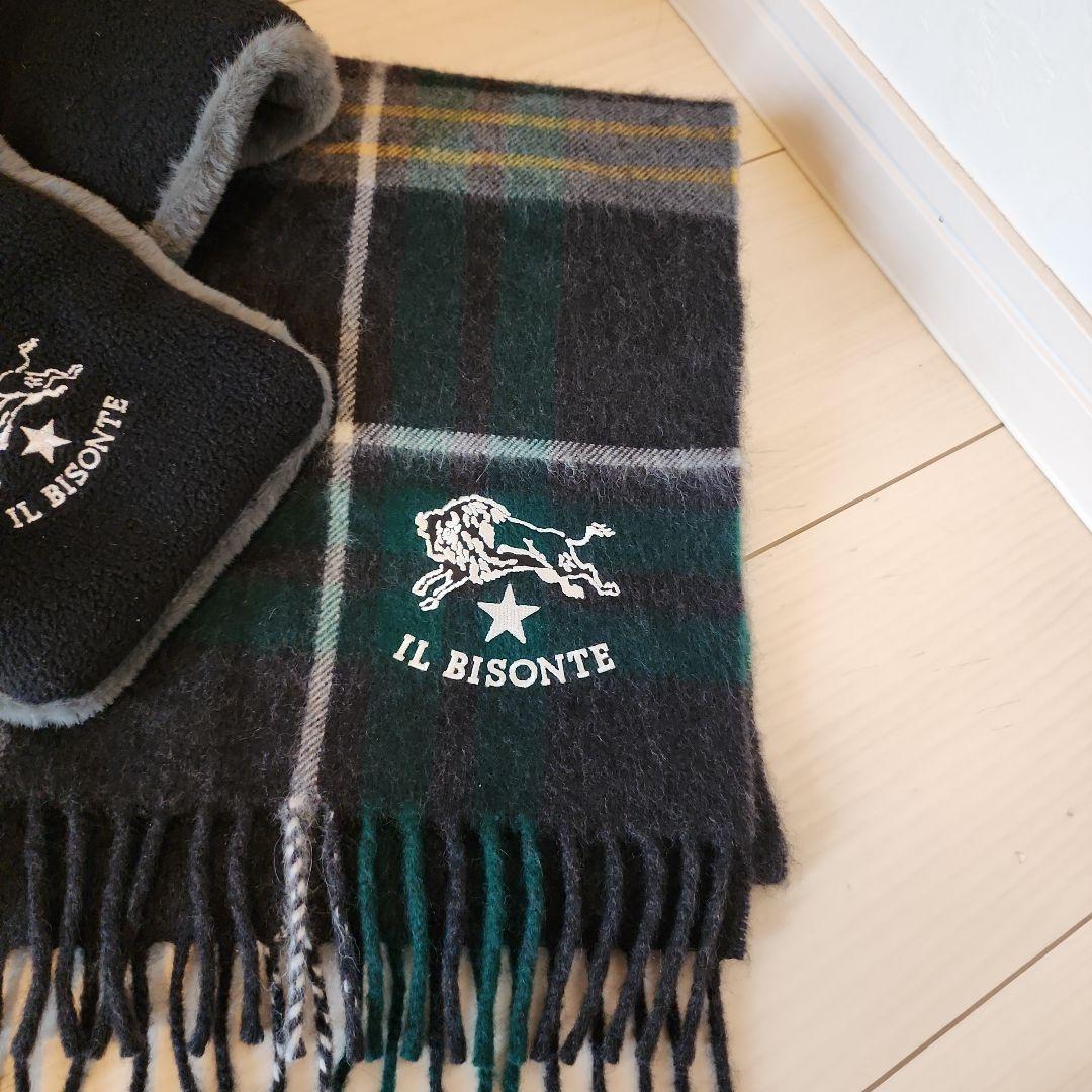 IL BISONTE 　マフラー2点セット