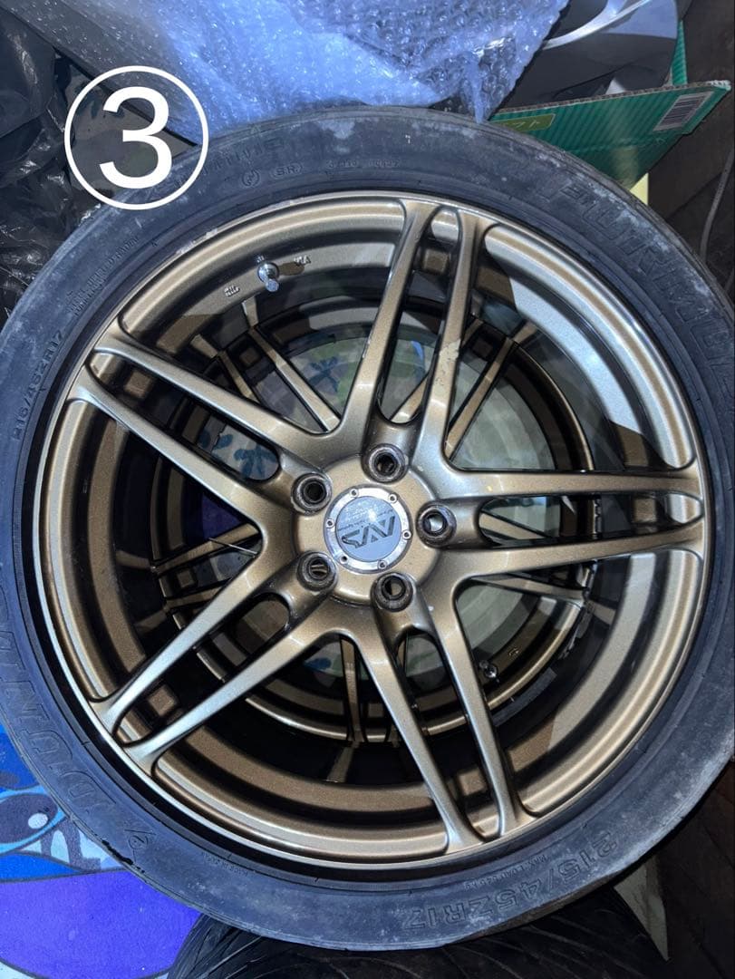 紫*様 絶版 ヨコハマ AVS モデル5 17インチ5穴PCD100 4本 廃盤
