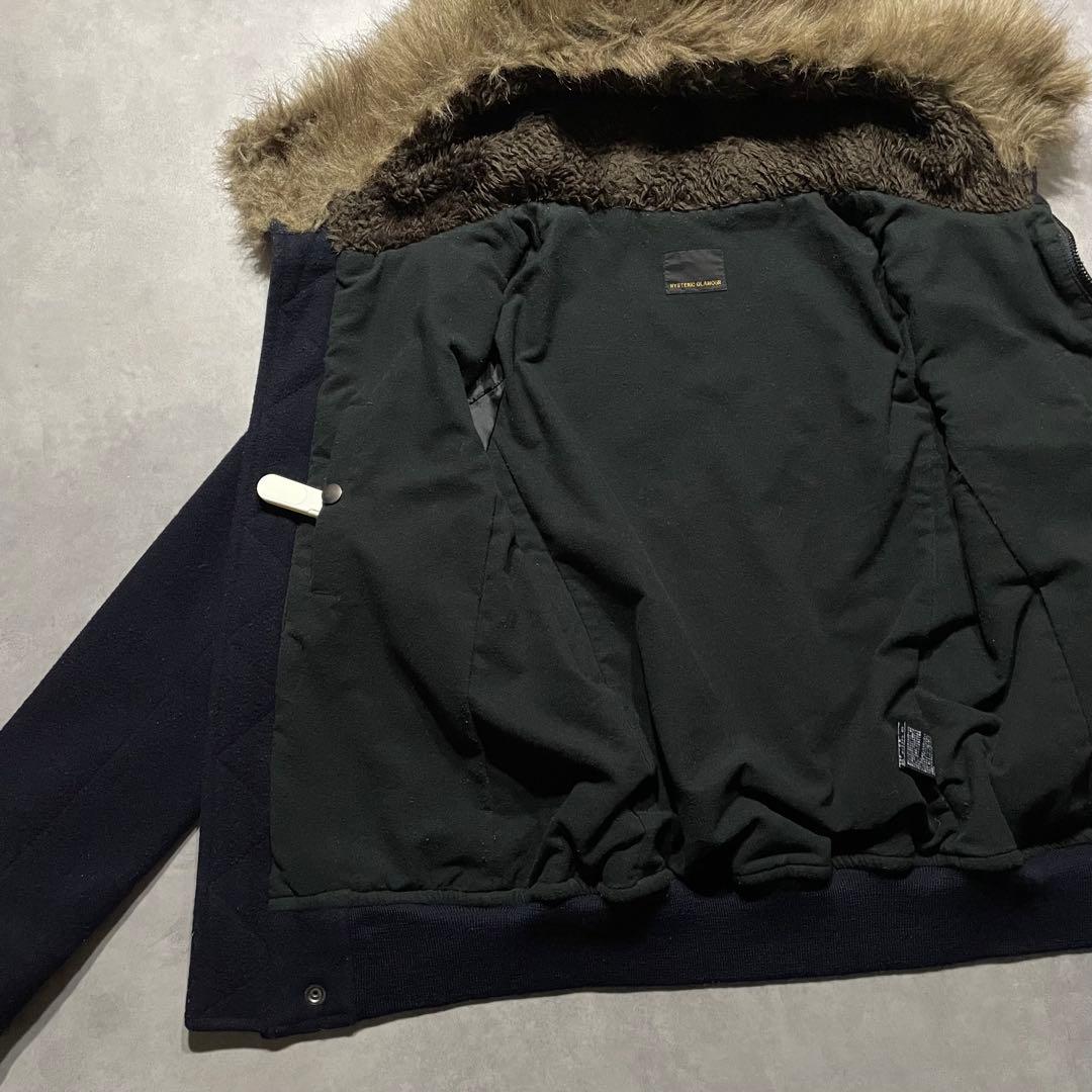 archive “HYSTERIC GLAMOUR” wool N-2B y2k