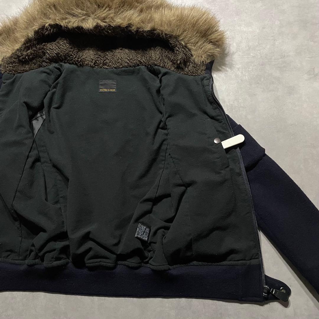 archive “HYSTERIC GLAMOUR” wool N-2B y2k