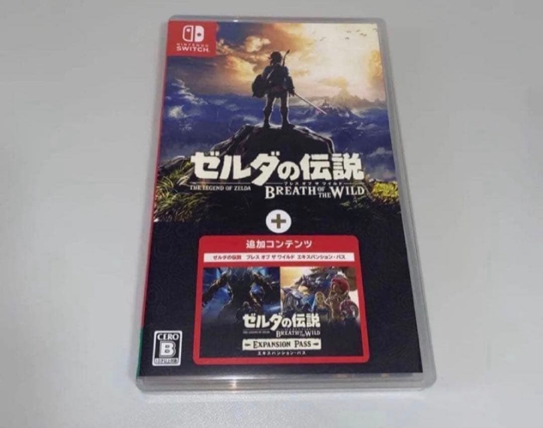 【美品】ゼルダの伝説 ブレス オブ ザ ワイルド ＋ エキスパンションパス
