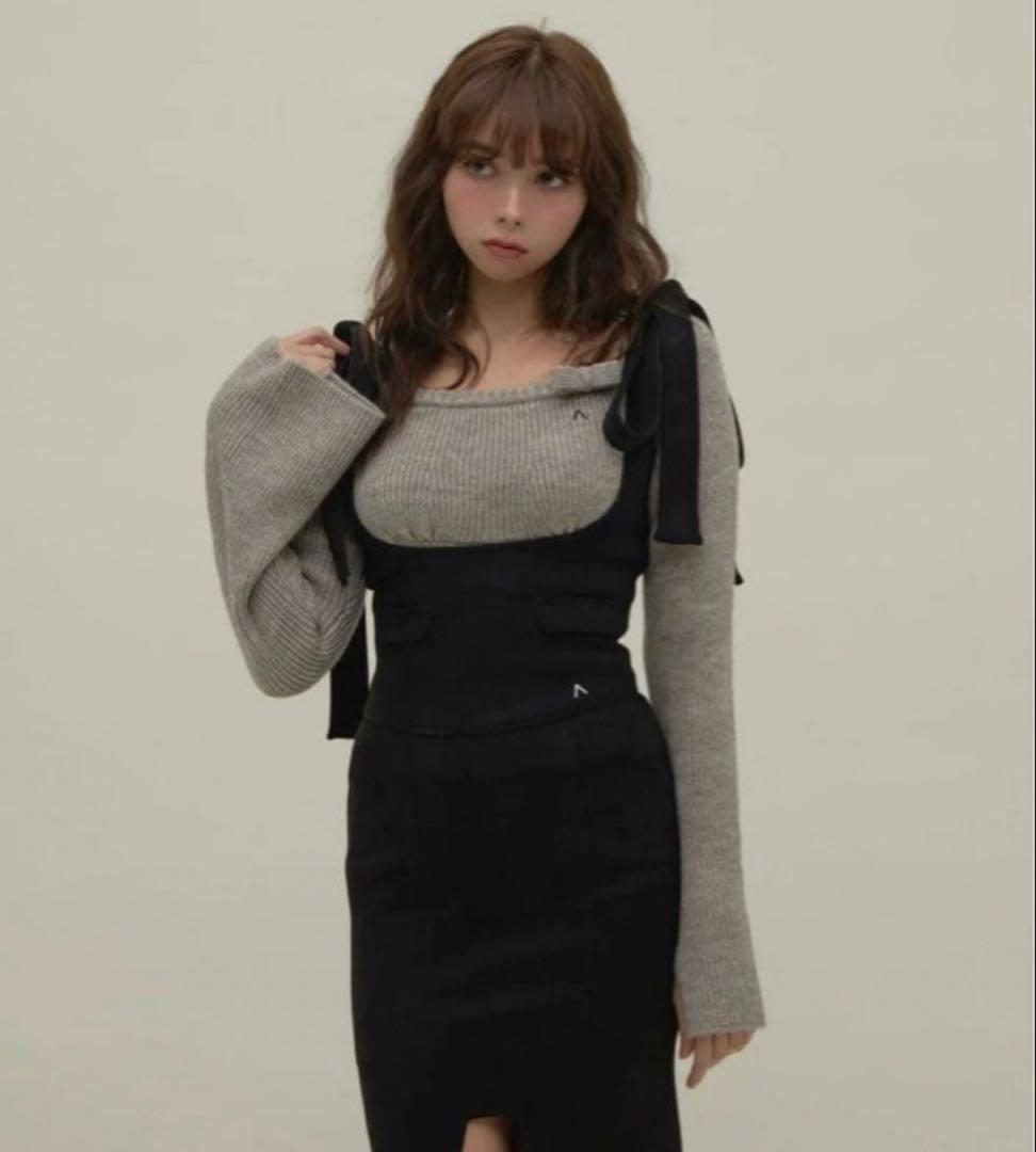 andmary Dorothy rompers skirt 黒